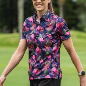 CA Ladies Funky Golf Shirt | Vibrant Mingos