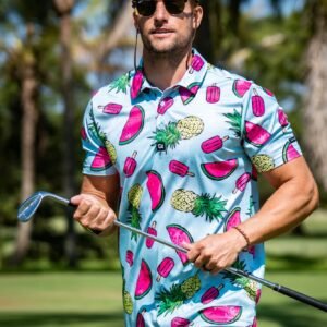 CA Funky Golf Shirt | Tropical Dream