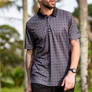CA Premium Golf Shirt | Charcoal Golf Carts