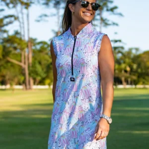 CA Funky Golf Dress | Splattered Ice-cream