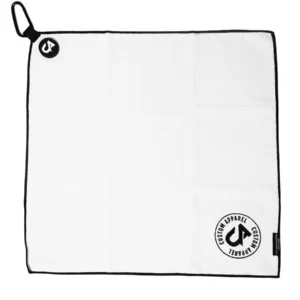 CA Magnetic Waffle Golf Towels | White