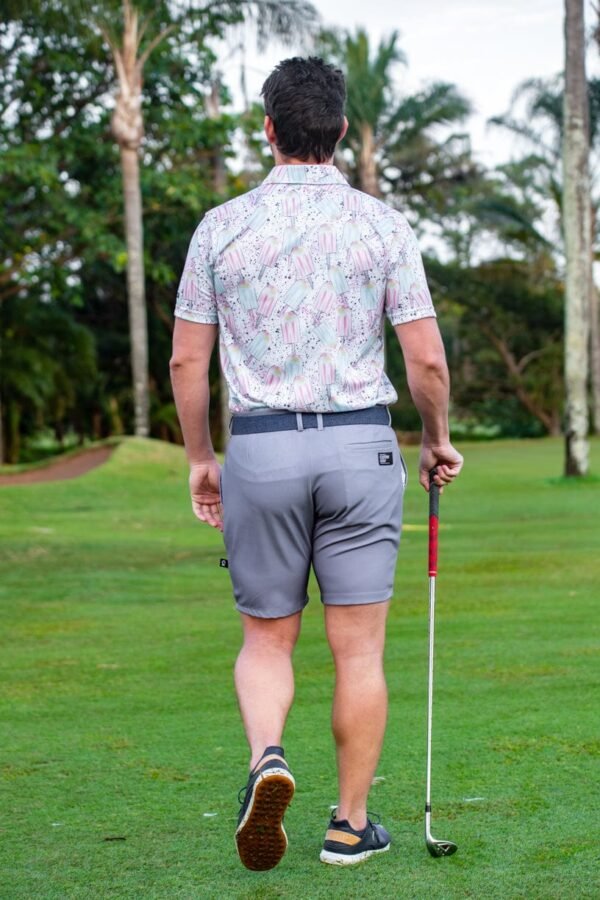 CA Flow Golf Shorts | Dark Grey - Image 4
