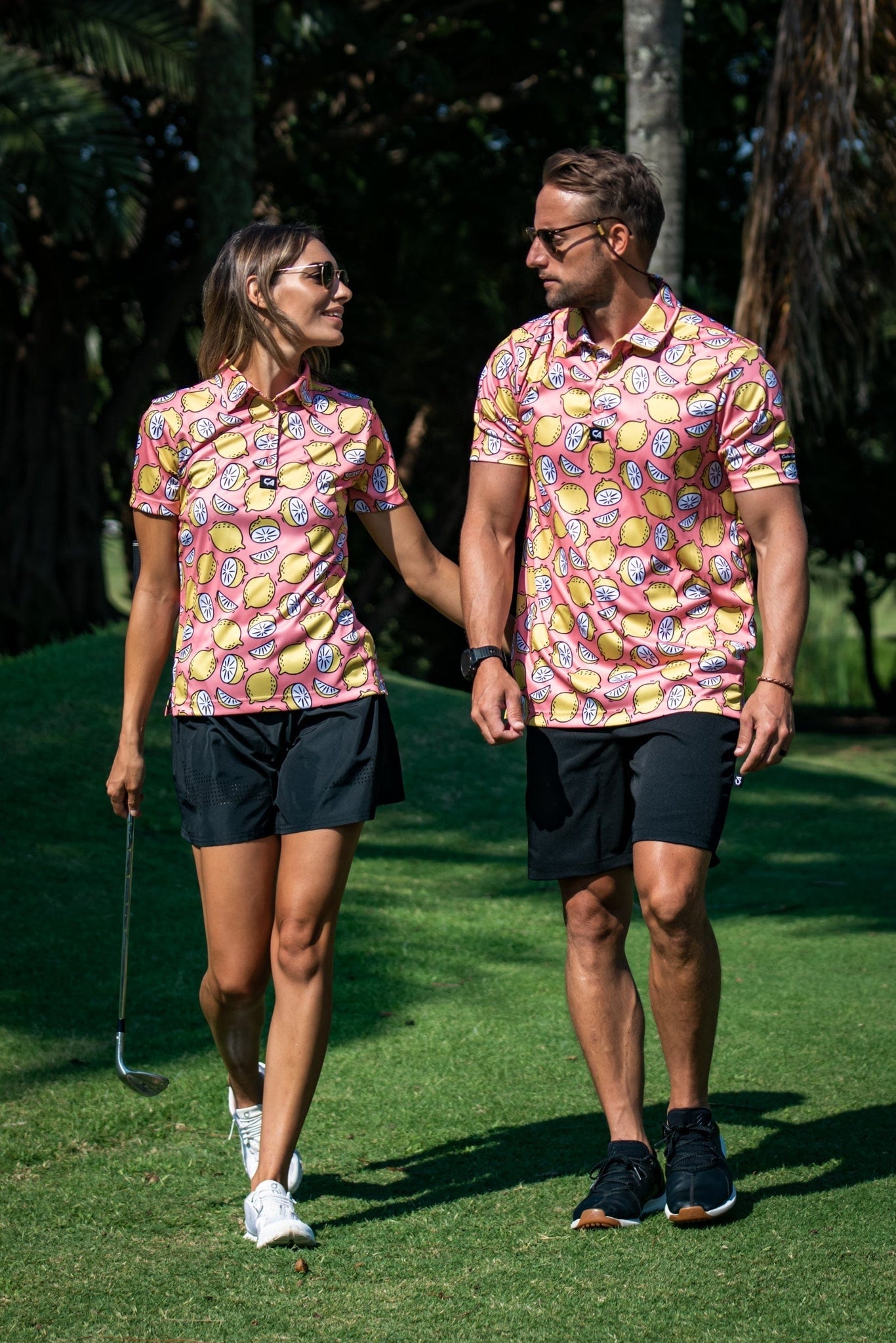 CA Ladies Funky Golf Shirt | Peachy Lemons - Image 2