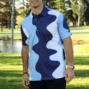 CA Funky Golf Shirt | Santorini Swing
