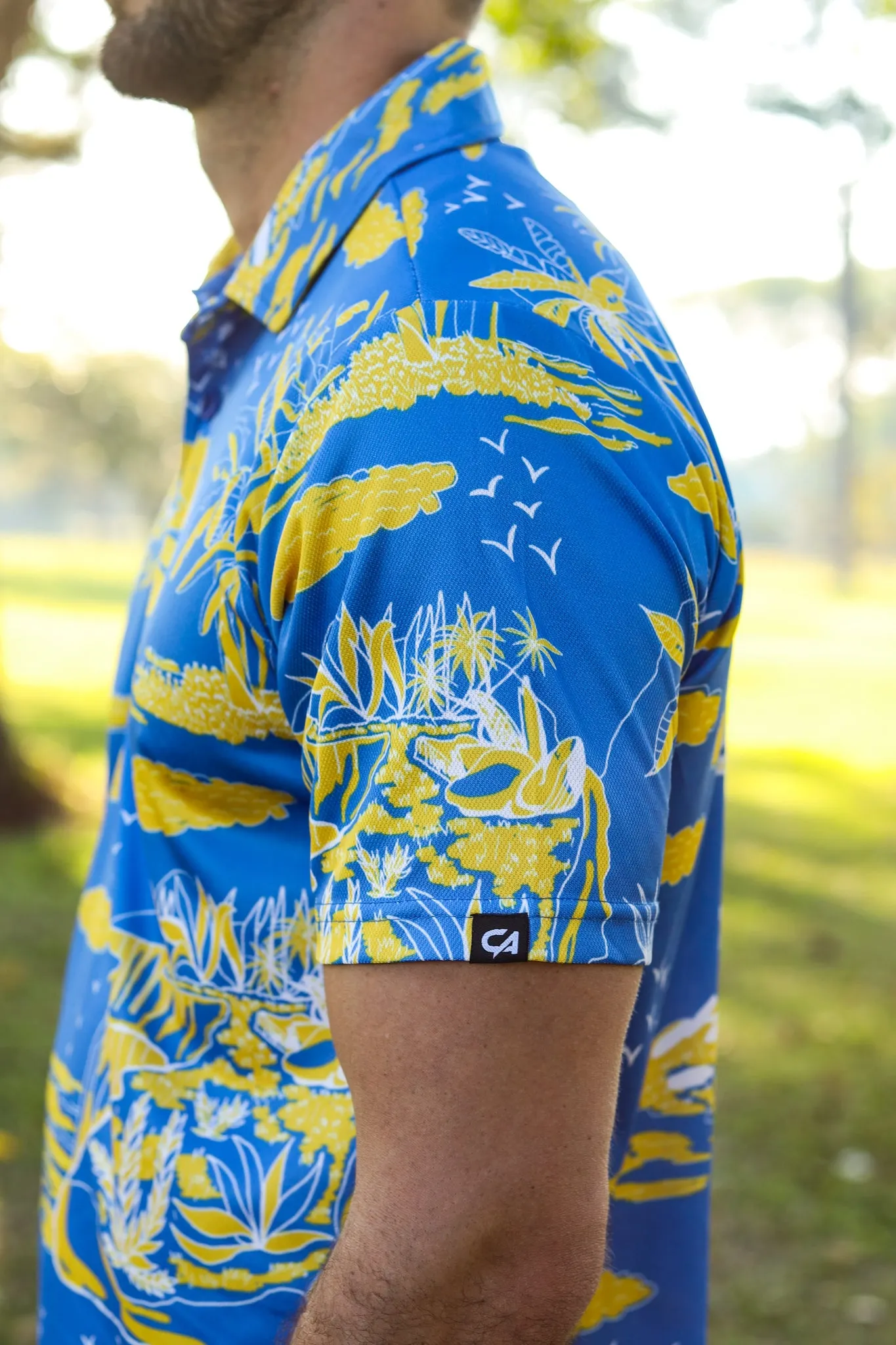 CA Dryflex Golf Shirts | Golden Fades - Image 2