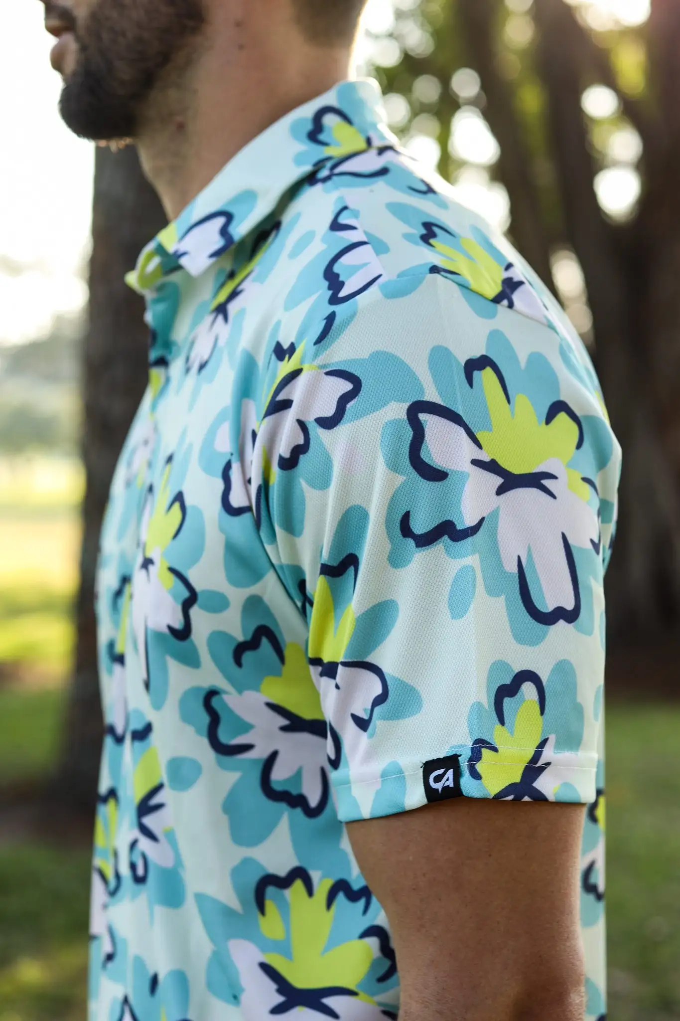 CA Dryflex Golf Shirts | Sunday Lime - Image 2