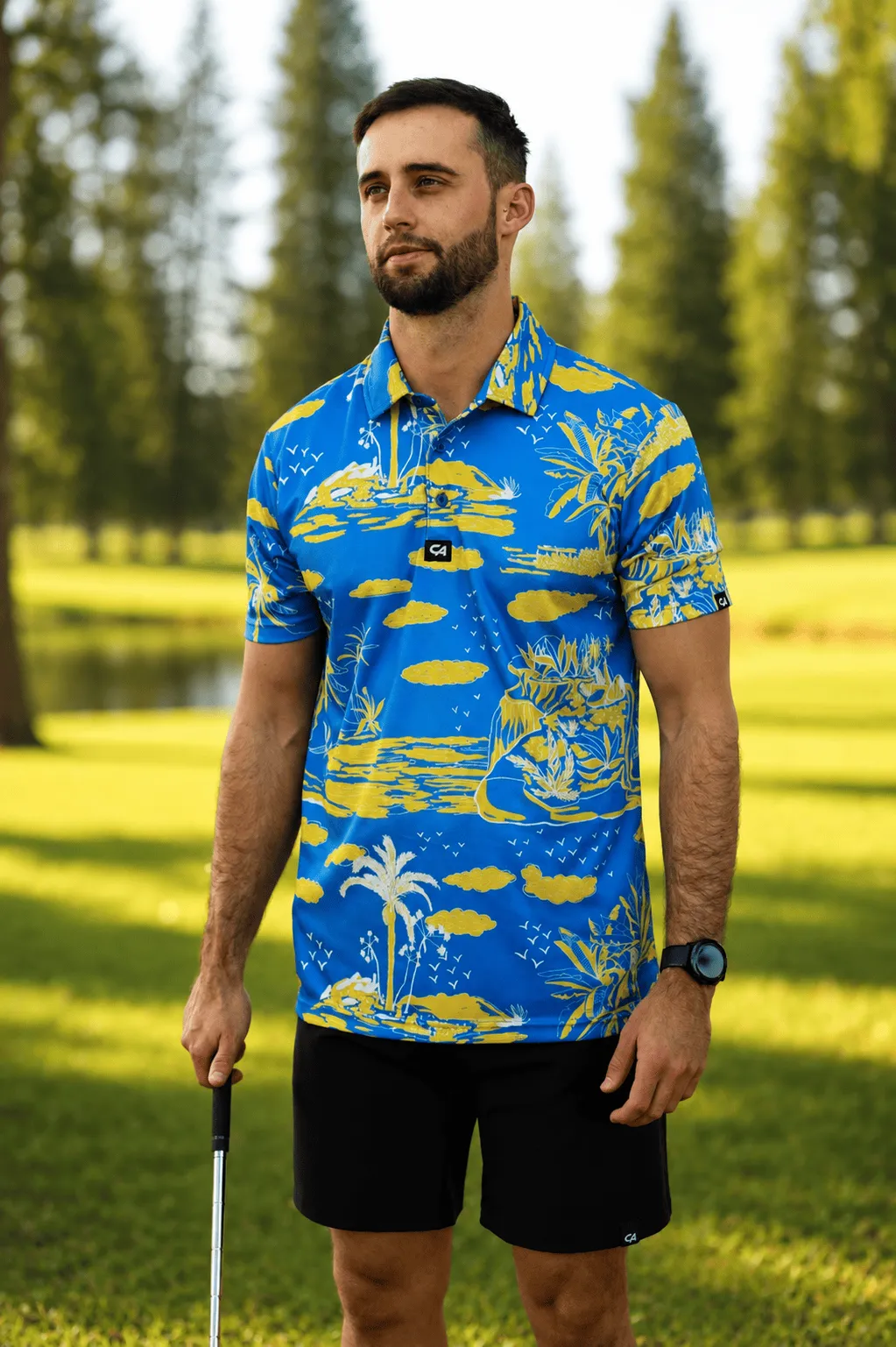 CA Dryflex Golf Shirts | Golden Fades - Image 4