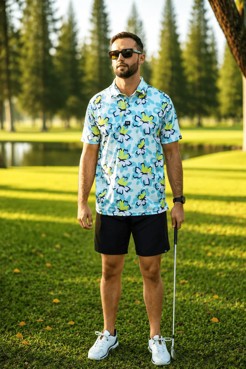 CA Dryflex Golf Shirts | Sunday Lime - Image 3