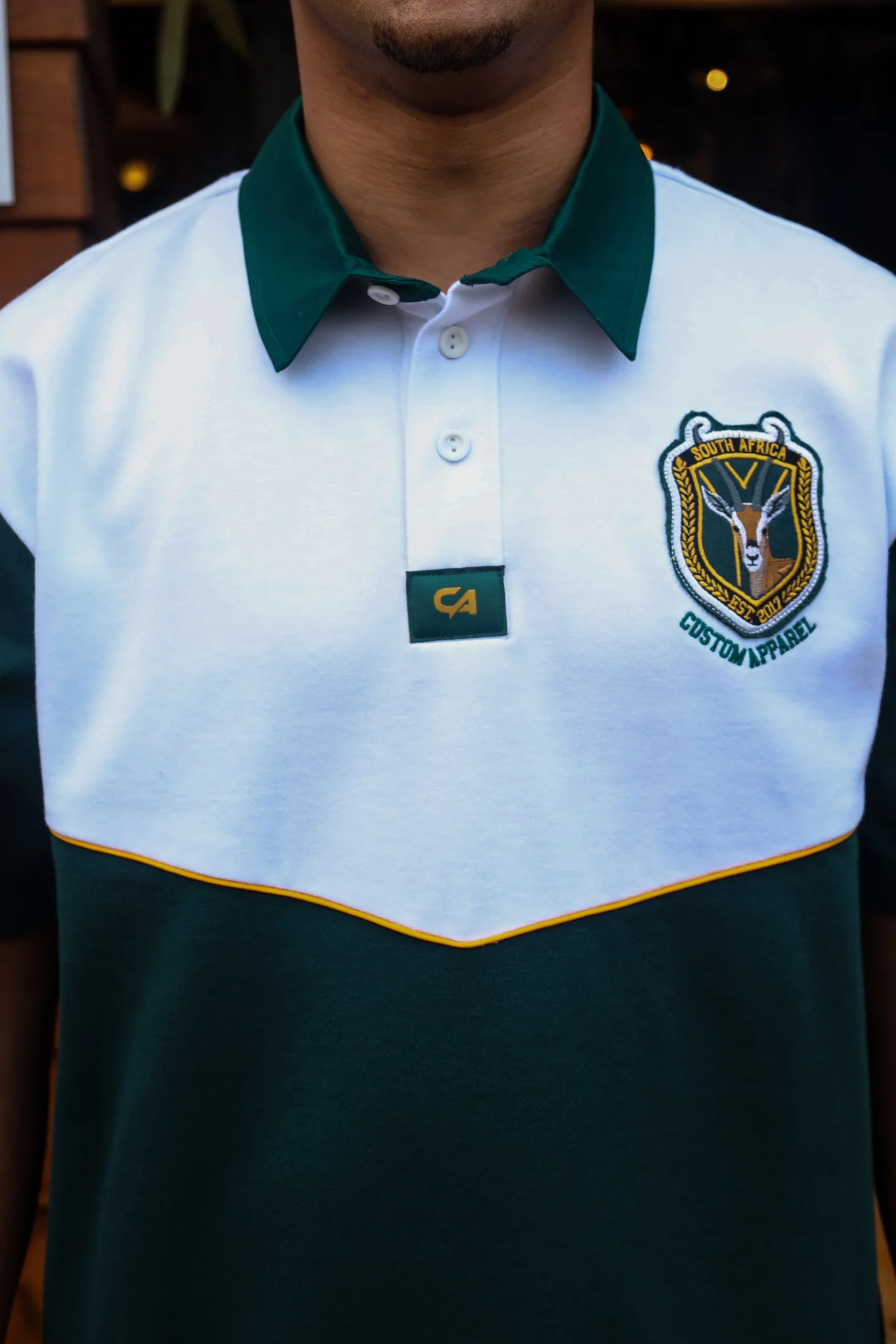 CA Supporters Jersey S/S | Gold Stripe - Image 4