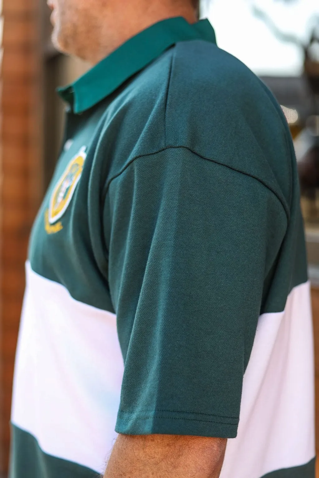 CA Supporters Jersey S/S | Green/White Block - Image 3