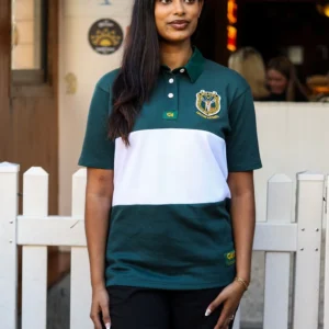 CA Ladies Supporters Jersey S/S | Green/White Block