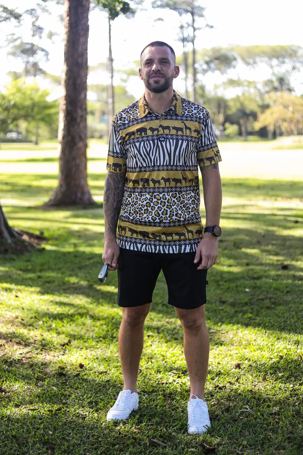 CA Funky Golf Shirt | Wild Africa - Image 2