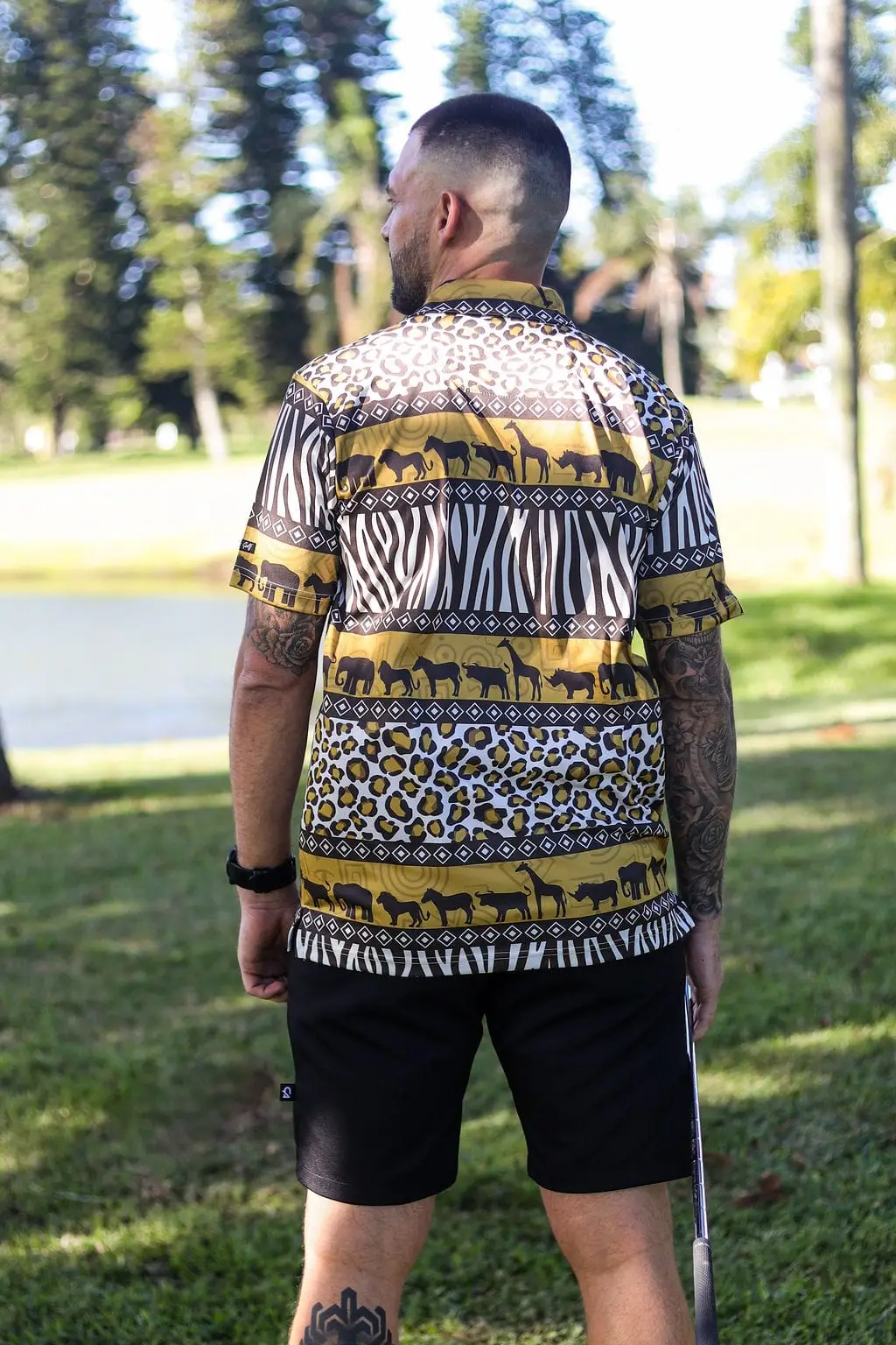 CA Funky Golf Shirt | Wild Africa - Image 5