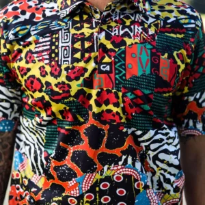 CA Funky Golf Shirt | Hides Of Africa