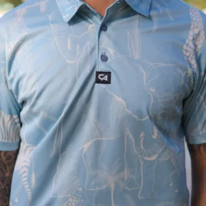 CA Funky Golf Shirt | African Skies
