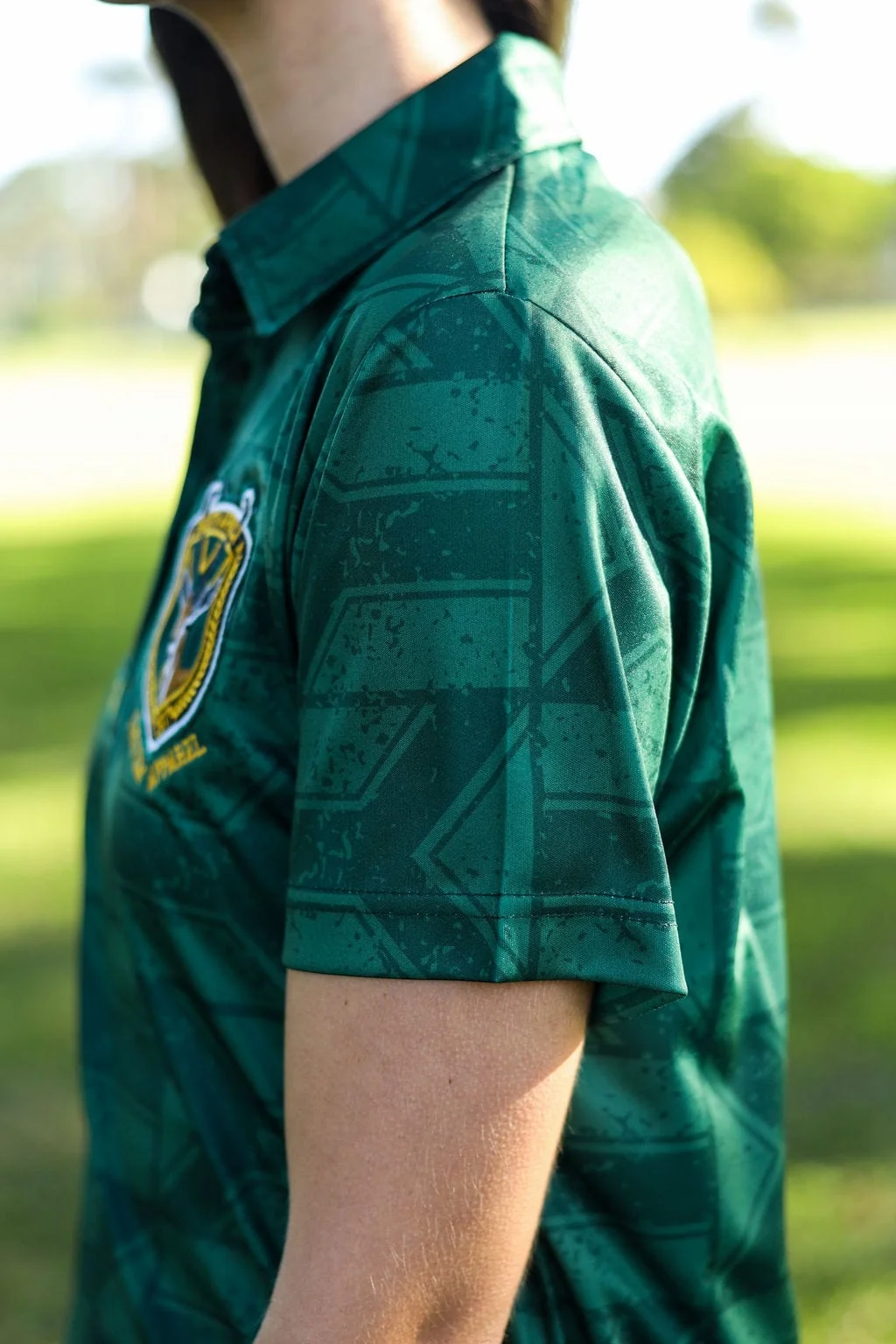 CA Ladies Supporters Golf Shirt | Green Flags - Image 7