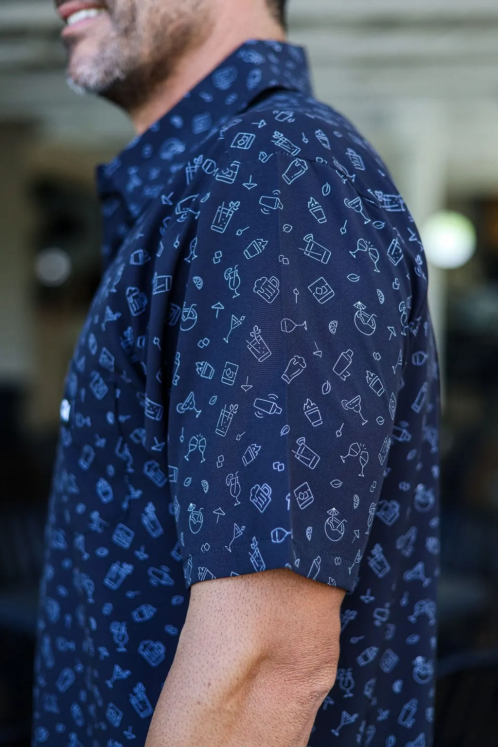 CA Mens Button-Up | Cocktail Night - Image 4