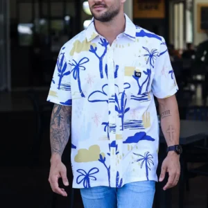 CA Mens Button-Up | Desert Classic