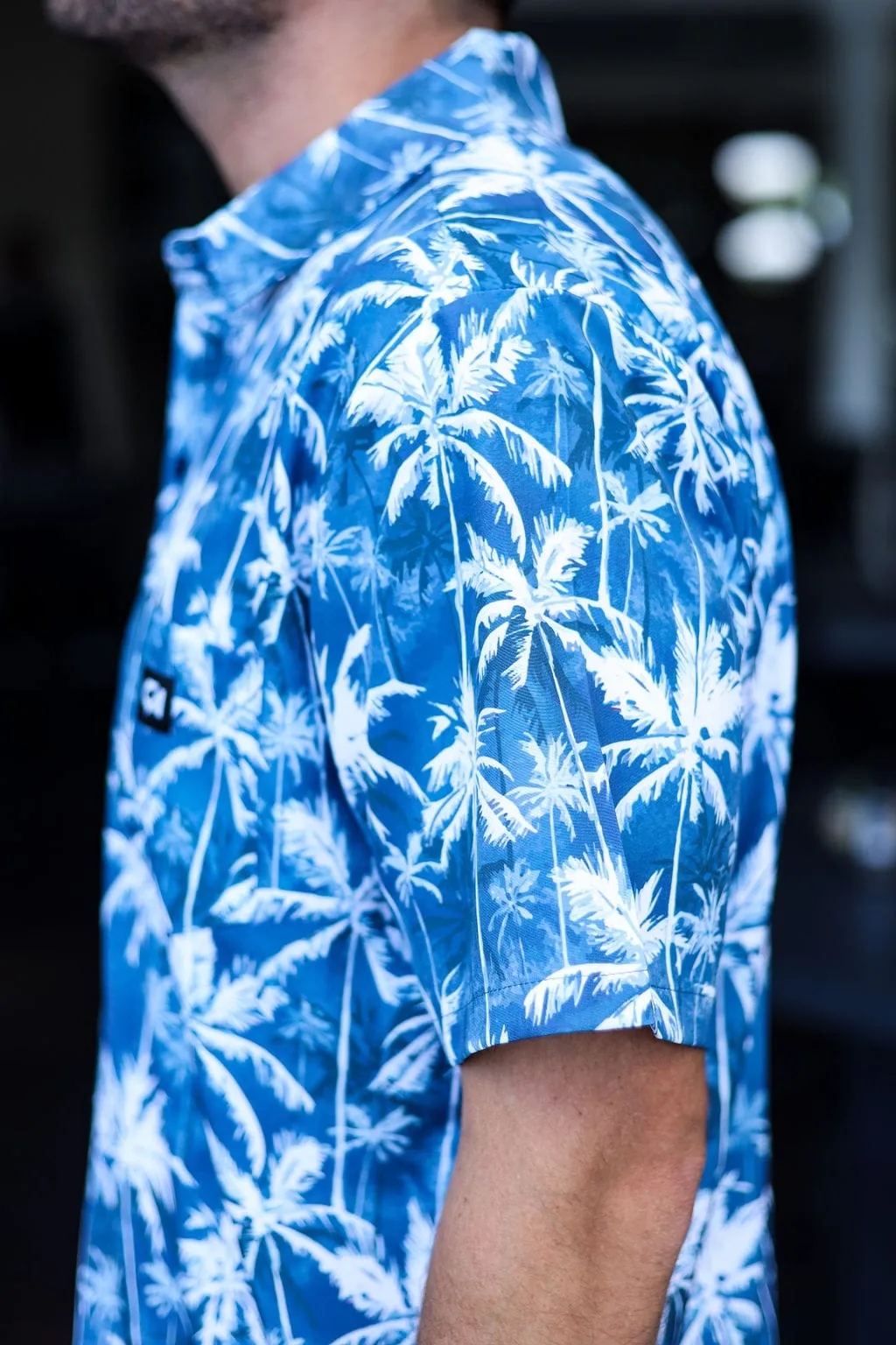 CA Mens Button-Up | Evening Palms - Image 3