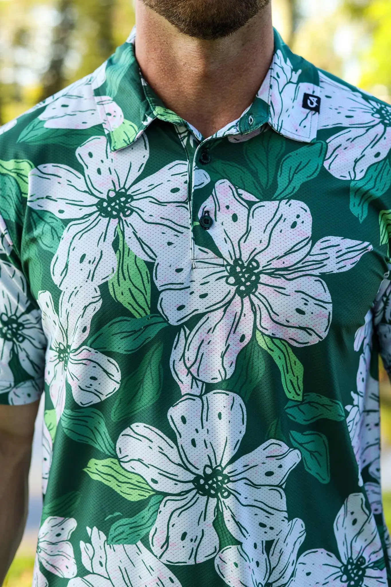 CA Airdry Golf Shirt | Fairway Floral