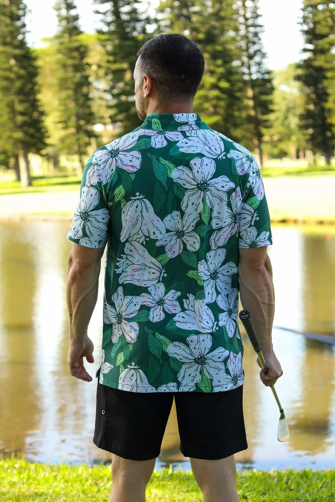 CA Airdry Golf Shirt | Fairway Floral - Image 5