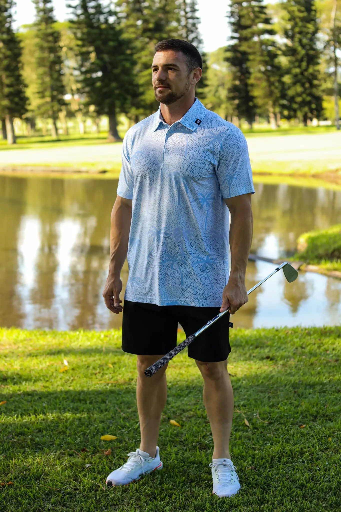 CA Airdry Golf Shirt | Palm Breeze - Image 2