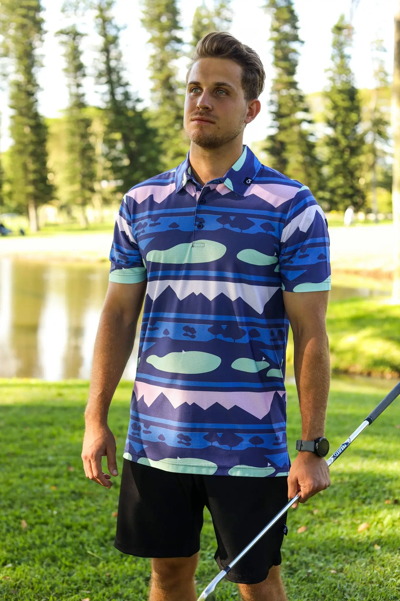 CA Airdry Golf Shirt | Night Golf - Image 3