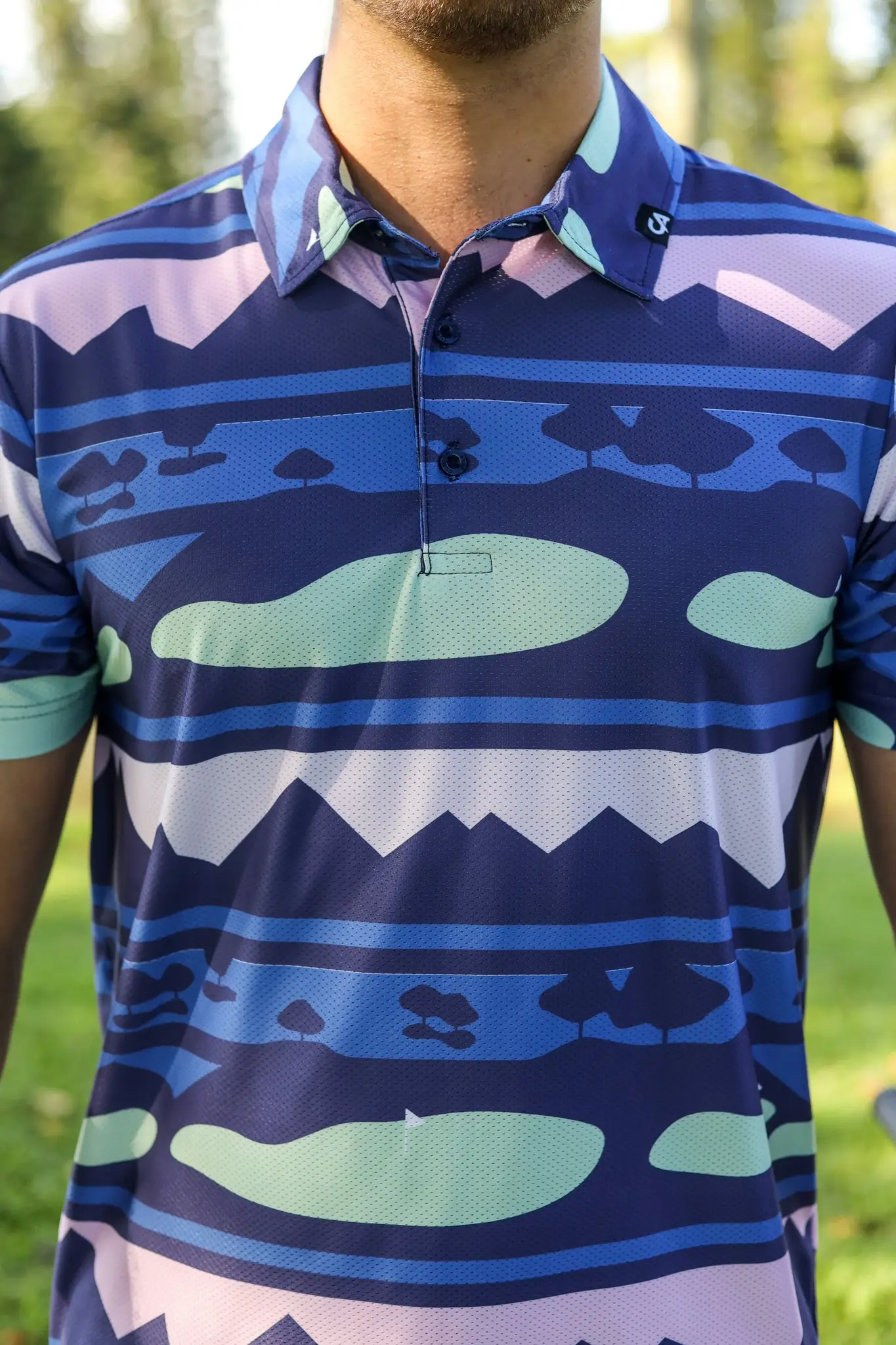 CA Airdry Golf Shirt | Night Golf