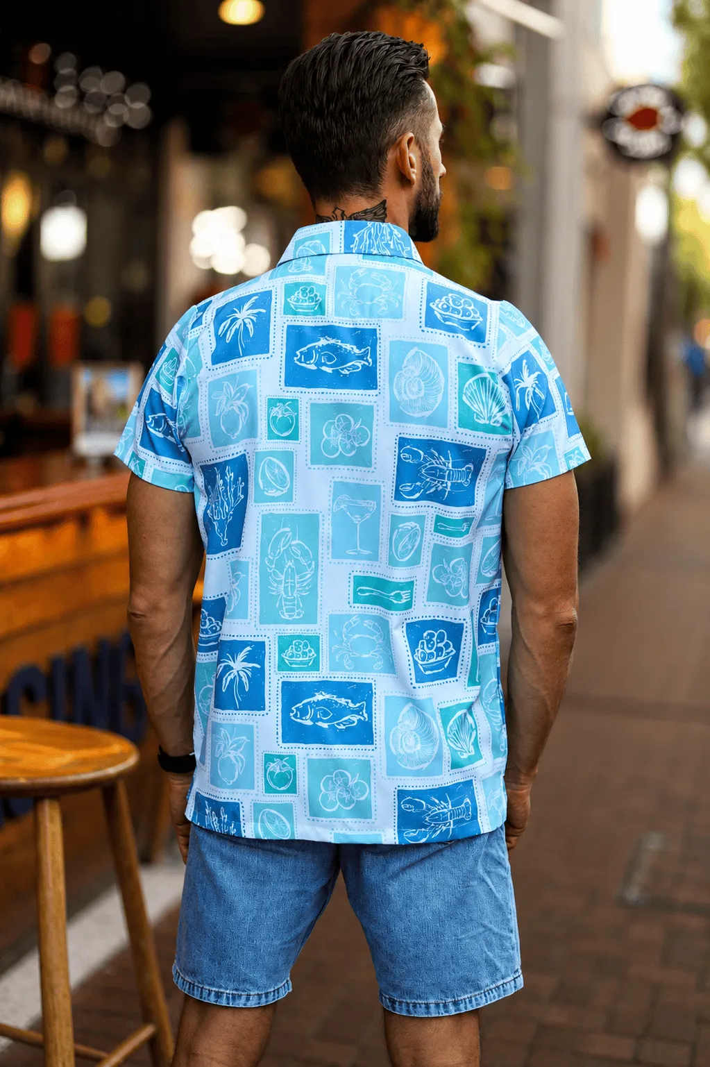 CA Mens Button - Up | Tropical Vacation - Image 5