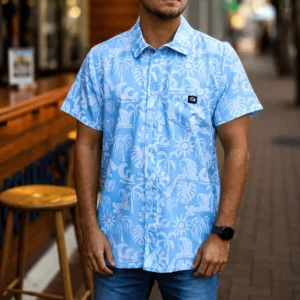 CA Mens Button - Up | After Round Oasis